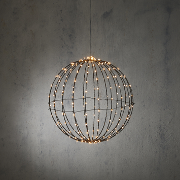 Bal warm wit 260led IP44 met timer - d40cm