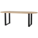 WOOOD Tablo eettafel ovaal eiken met U poot 220x90 cm 