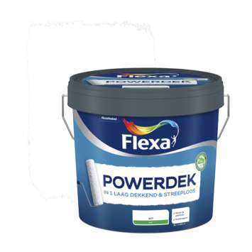 Flexa Powerdek muurverf mat wit 5 liter