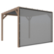 Pergola Silvano Douglas incl. schaduwdoek & zijdoek 324x324 cm