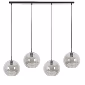 Hanglamp Levi mat zwart 114x20x120 cm 