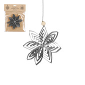 vtwonen ornament papier ster zilver