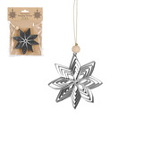 vtwonen ornament papier ster zilver