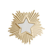 vtwonen muurdecoratie spiegel ster goud Ø 18 cm