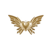 vtwonen muurdecoratie vleugel goud