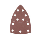 Irwin schuurvel voor multischuurmachines Bosch PSM, Skil, Lux, Metabo, zelfklevend K120, 5 stuks