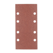 Irwin schuurvel 190 x 93 mm K80 zelfhechtend, met perforatie voor Bosch, Skil, Gamma, Makita, Metabo, 5 stuks.