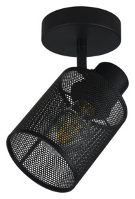 KARWEI opbouwspot Bodil E27 zwart