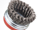 Irwin komstaaldraadborstel 100 mm voor haakse slijper