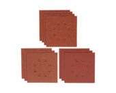 Irwin schuurvel 115 x 115 mm K80/K120/K180 zelfhechtend, met perforatie, 10 stuks.