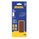 Irwin schuurvel 190 x 93 mm K80/K120/K240 zelfhechtend, met perforatie voor Bosch, Skil, Gamma, Makita, Metabo, 10 stuks.