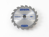 Irwin cirkelzaagblad Ø160 mm met asgat 20mm, vertanding 18T