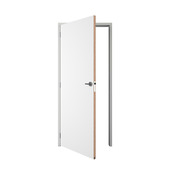 Lundia deur-kozijn combinatie En 2A02 wit gegrond rechts 83 x 231,5 cm (kozijn 56 x 115 cm)