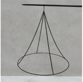 vtwonen rek hangend zwart h46xd40 cm