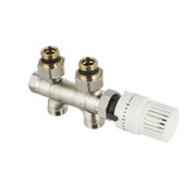 Sanivesk thermostatisch H-blok Recht en Haaks 1/2"
