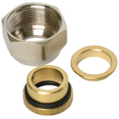 Sanivesk Knelset 15mmx3/4" Nikkel 2 stuks