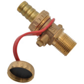 Sanivesk Vul- en Aftapkraan 1/2" + Dop