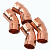 Sanivesk Soldeer Roodkoper Bocht 45gr 15x15mm FF