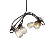 Feestverlichting lichtsnoer 20 LED lampen extra warm wit