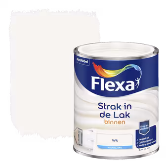 Flexa Strak in de Lak binnenlak zijdeglans wit 750 ml