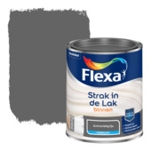 Flexa Strak in de Lak zijdeglans antraciet 1026 750 ml watergedragen