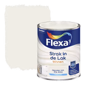 Flexa Strak in de Lak binnenlak zijdeglans RAL 9010 gebroken wit 750 ml
