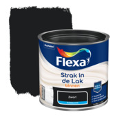 Flexa Strak in de Lak binnenlak zijdeglans zwart 250 ml