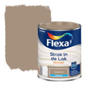 Flexa Strak in de Lak binnenlak zijdeglans suedebruin 750 ml