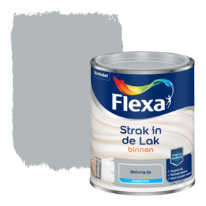 Flexa Strak in de Lak binnenlak zijdeglans betongrijs 750 ml