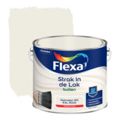 Flexa Strak in de Lak buitenlak hoogglans RAL 9010 gebroken wit 2,5 liter