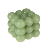 Kaars bubbel groen 9 cm