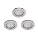 Philips inbouwspot Taragon nickel set van 3