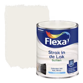 Flexa Strak in de Lak buitenlak zijdeglans RAL 9010 gebroken wit 750 ml