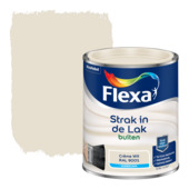 Flexa Strak in de Lak buitenlak zijdeglans RAL 9001 crème wit 750 ml