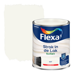 Flexa Strak in de Lak buitenlak hoogglans wit 750 ml