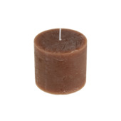 Kaars stomp rustiek bordeaux 6 x 6,8 cm