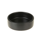 Kaarsenhouder Corien keramiek zwart 8 x 3 cm