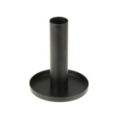 Kaarsenhouder Feija metaal zwart  8 x 10 cm