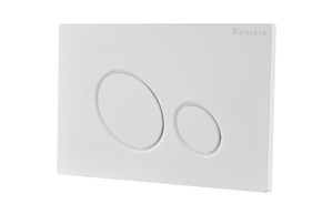 Bedieningspaneel X10 mat wit voor inbouwreservoir UP100