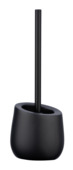 Wenko keramische toiletborstelhouder Badi zwart