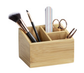 Wenko 3-vaks organizer Terra Bamboe