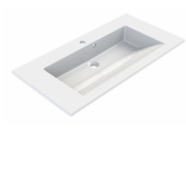 Wastafel Prism 80cm wit