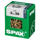 Spax schroef pozi yellox 3,5x35 mm 175 stuks