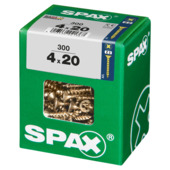 Spax schroef pozi yellox 4x20 mm 300 stuks