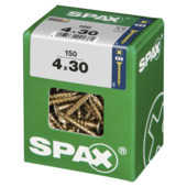 Spax schroef pozi yellox 4x30 mm 150 stuks