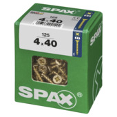 Spax schroef pozi yellox 4x40 mm 125 stuks