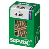 Spax schroef pozi yellox 4x60 mm 75 stuks