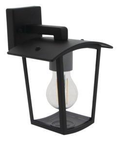 Prolight wandlamp Oviedo zwart E27 Max 15W