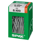 Spax schroef T-Star Plus geel 5x100 mm 100 stuks