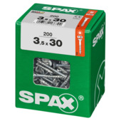 Spax schroef T-Star Plus geel 3,5x30 mm 200 stuks